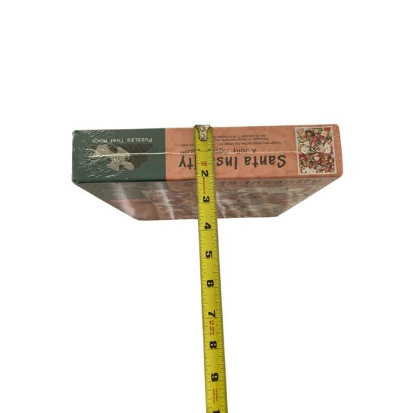 Puzzles That Rock Santa Insanity A Jolly Jigsaw 550pc Puzzle - Picture 7 of 7